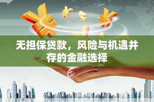 海淀无担保贷款，风险与机遇并存的金融选择