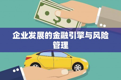 海淀企业发展的金融引擎与风险管理