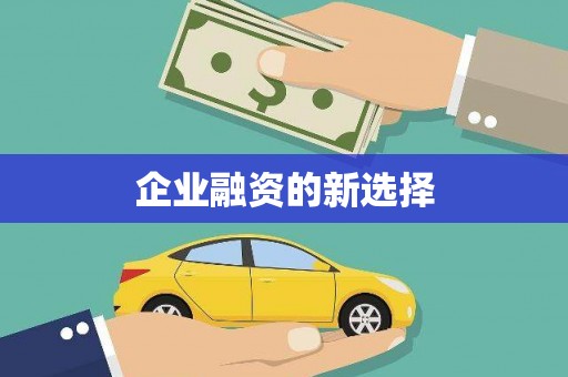 海淀企业融资的新选择