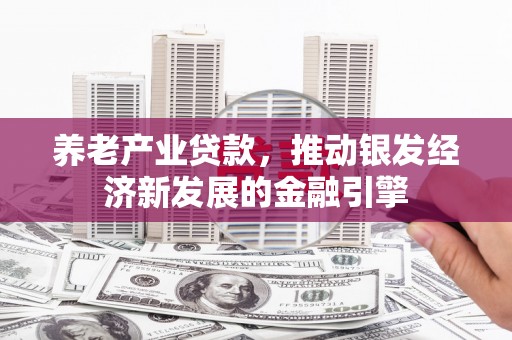 海淀养老产业贷款，推动银发经济新发展的金融引擎