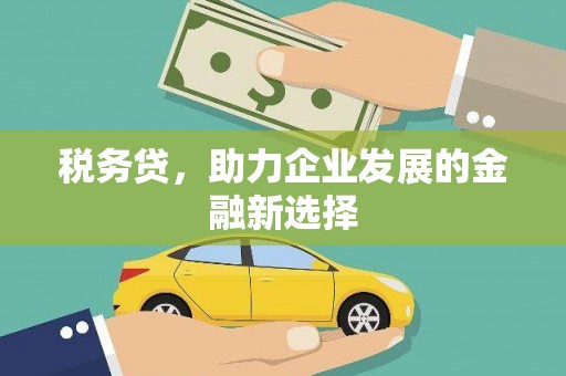 海淀税务贷，助力企业发展的金融新选择
