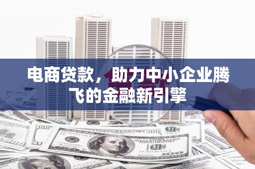 海淀电商贷款，助力中小企业腾飞的金融新引擎