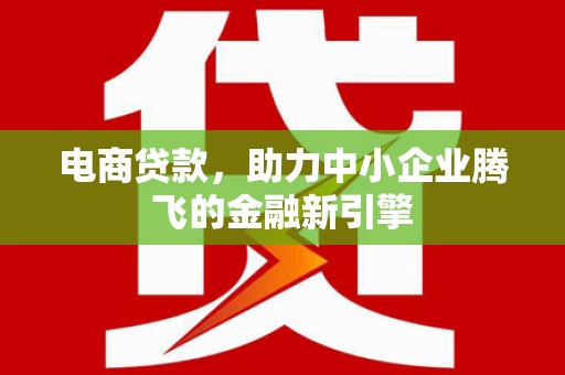 海淀电商贷款，助力中小企业腾飞的金融新引擎