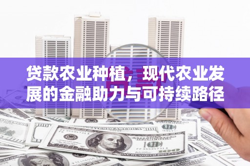 海淀贷款农业种植，现代农业发展的金融助力与可持续路径