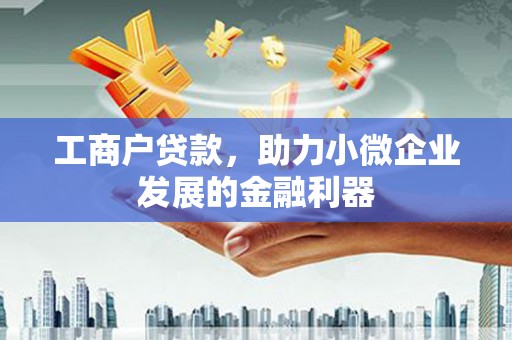 海淀工商户贷款，助力小微企业发展的金融利器