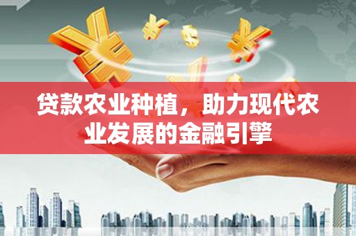 海淀贷款农业种植，助力现代农业发展的金融引擎