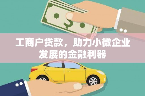 海淀工商户贷款，助力小微企业发展的金融利器