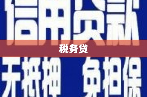 海淀税务贷