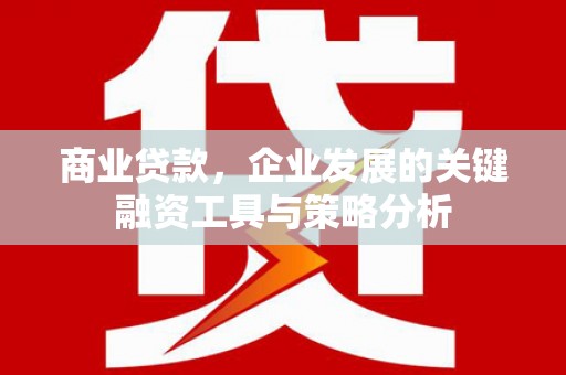 海淀商业贷款，企业发展的关键融资工具与策略分析