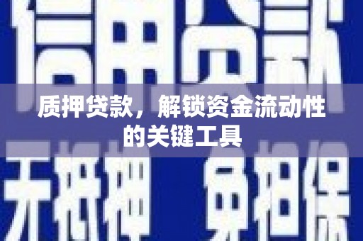 海淀质押贷款，解锁资金流动性的关键工具