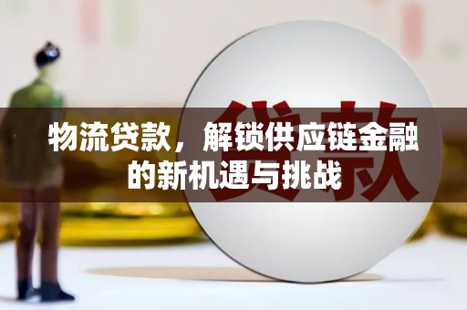 海淀物流贷款，解锁供应链金融的新机遇与挑战