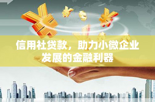 海淀信用社贷款，助力小微企业发展的金融利器