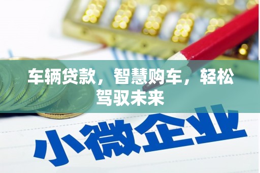 海淀车辆贷款，智慧购车，轻松驾驭未来