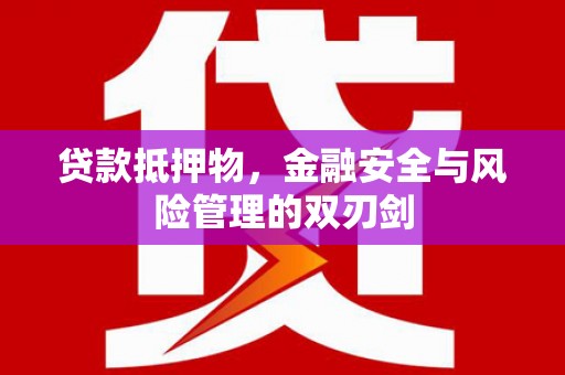 海淀贷款抵押物，金融安全与风险管理的双刃剑