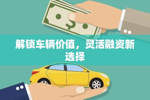 海淀解锁车辆价值，灵活融资新选择